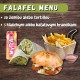 Falafel MENU tortilla/žemľa - NOVINKA