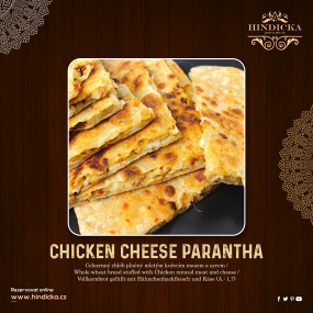 81. Chicken Cheese Parantha