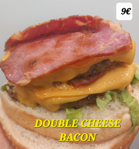 LE DOUBLE CHEESE BACON