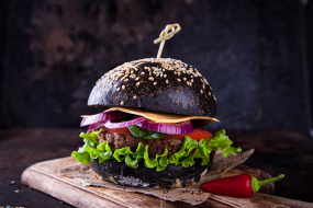 Black burger