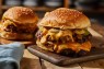 Baconos sajtburger