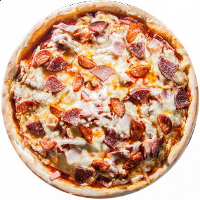 Húsimádó pizza