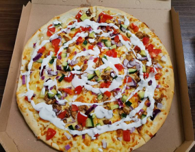 Gyros pizza