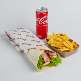 Chicken BBQ Wrap Menü