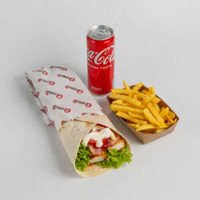 Chrispy Deluxe Wrap Menü