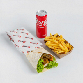 Crispy Chicken Fire Menü Wrap