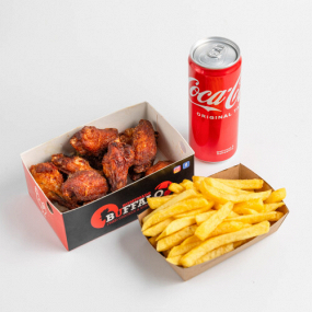 Naked Hot Wings Menü