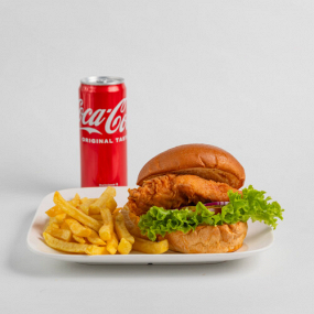 Crispy Chicken Burger Menü