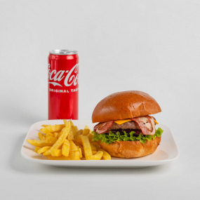 Barbecue Bacon Burger Menü