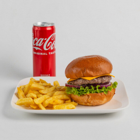 Buffalo Cheeseburger Menü