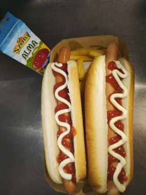 Junior Dupla Hot-Dog Menü