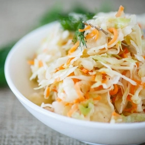 Salade choux mariné