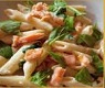 PENNE CREMOSE AL SALMONE E RUCOLA