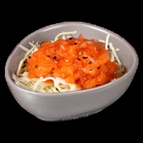 Salade de Choux tartare de Saumon