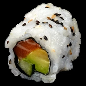 California saumon , avocat , cheese , concombre