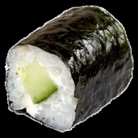 Maki chèvre frais , concombre