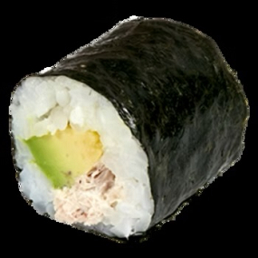 Maki thon cuit , avocat , mayonnaise