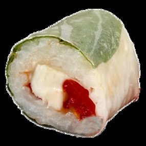 Spring Rolls tomate séchée , mozzarella , feuilles de basilic