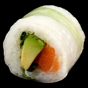 Spring Rolls saumon , avocat , menthe , coriandre