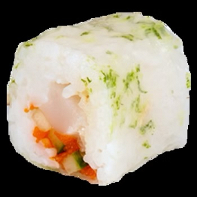 Spring Rolls saint-jacques , masago , concombre , zeste de citron vert