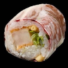 Spring Rolls poulet , pignon de pin , mâche , huile d’olive