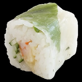 Spring Rolls crevette tempura , sauce spicy , concombre