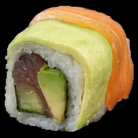 Fusion Rolls thon , concombre , enroulés de saumon et d’avocat