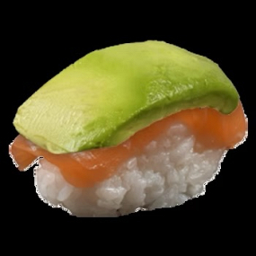 Sushi saumon , avocat