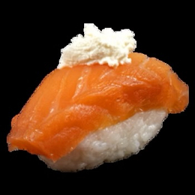 Sushi saumon fumé , cheese