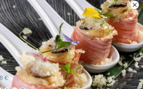 027/ GUNKAN SALMON TARTUOFO