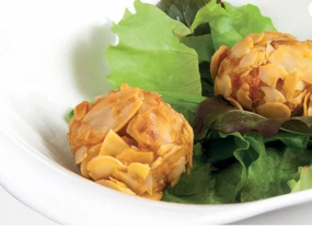 301/ POLPETTE DI GAMBERI CON MANDORLE