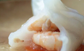 302/ RAVIOLI DI GAMBERI IN CRISTALLO