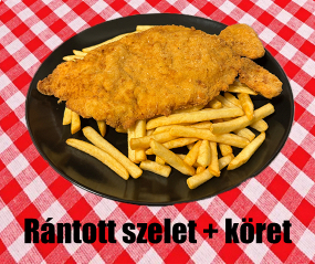Rántott szelet + köret