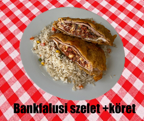 Bankfalusi szelet + köret