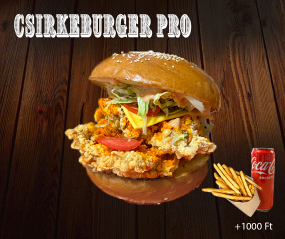 Csirkeburger PRO