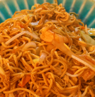 TALLARINES CON GAMBAS [SALSA TERIYAKI]