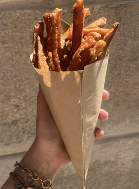 FRITES DE PATATES DOUCES