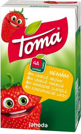 Toma džús jahoda 0,25l