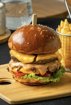 American Double Burger