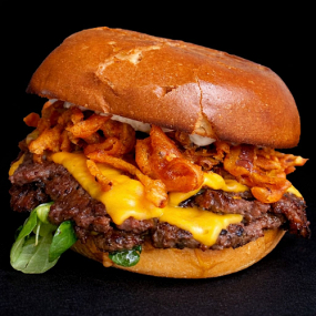 Double Truffle Smash Burger