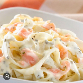Pâtes saumon 