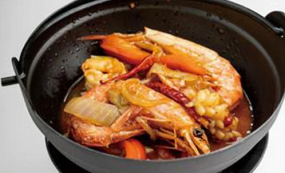 205. PADELLA CON GAMBERONI