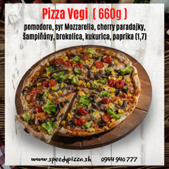 Pizza Vegi  660g