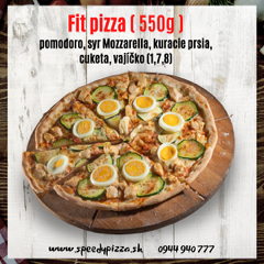 Fit pizza  580g