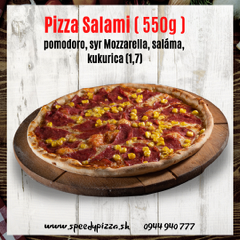 Pizza Salami  550g
