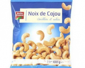 Belle France noix de cajou grillées et salées 100 gr