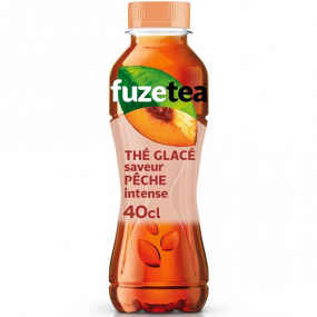 Fuze Tea thé noir pêche intense 40cl bouteille