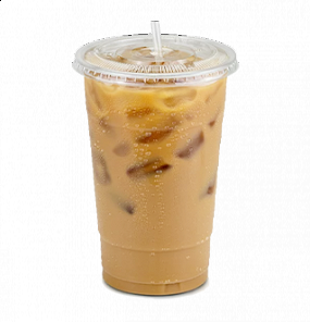 Café au lait glacé chez Hà Nội