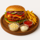 Chickenburger Menü