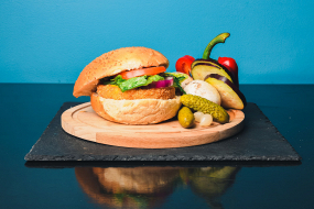 BURGER VEGAN ( GALETTE DE POMME DE TERRE )